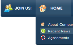 horizontal slide menu java Free Pulldown Menu Generator With