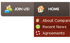 javascript sliding menu examples Menu Flotante Web