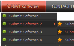 baum menü html Alide Down Menu