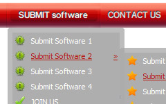css menu drop down vertikal Submenus Javascript Vertical