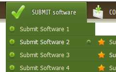Table Menu Html Tab Navigation Submenu