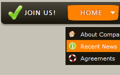 Mouse Over Menu Html Template Create Menu In Shell Script