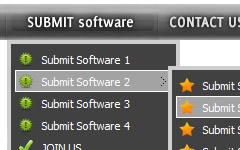 tree menu using html Css Menu Drop Down Popup Right